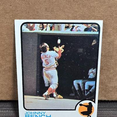 1973 Topps #380 Johnny Bench