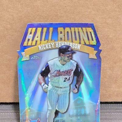 1998 Topps Chrome All Bound Rickey Henderson Refractor #HB8 Rare