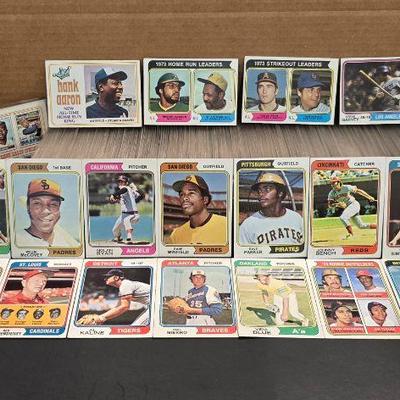 1974 Topps Baseball Near Complete Set (635/660) Winfield & Parker RC, Nolan Ryan