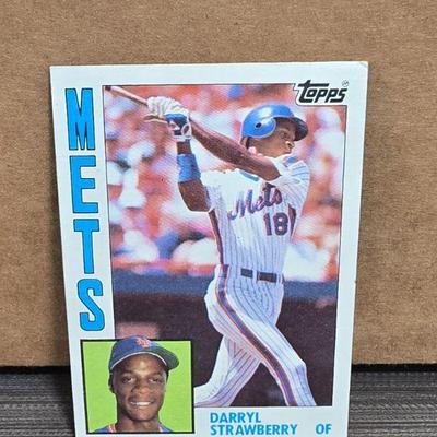 1984 Topps #182 Darryl Strawberry Rookie