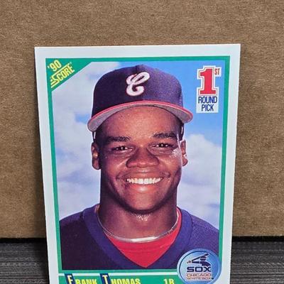 1990 Score #663 Frank Thomas 1st Round Pick Rookie!