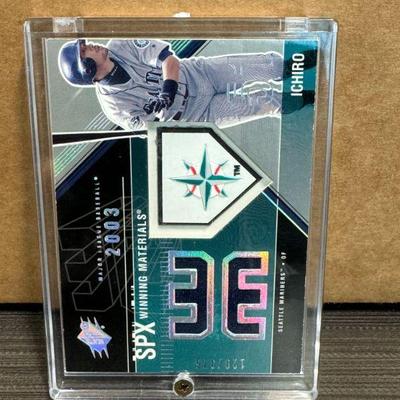 2003 SPx Winning Materieals Ichiro Game Used Jersey Card /375