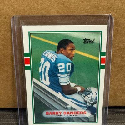 1989 Topps #83T Barry Sanders Rookke