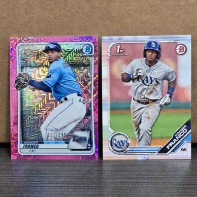 Wander Franco Pink Bowman Chrome /199 & Rookie Lot