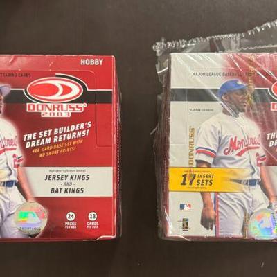 2003 Donruss Baseball Box Lot of 2