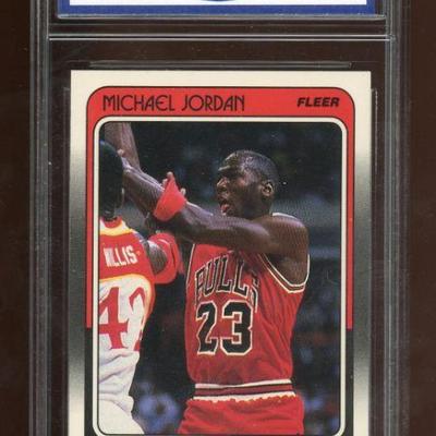 Sale Photo Thumbnail #29: 1988 Fleer Michael Jordan Graded 10