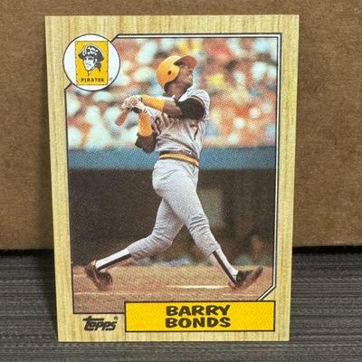 1987 Topps #320 Barry Bonds Rookie