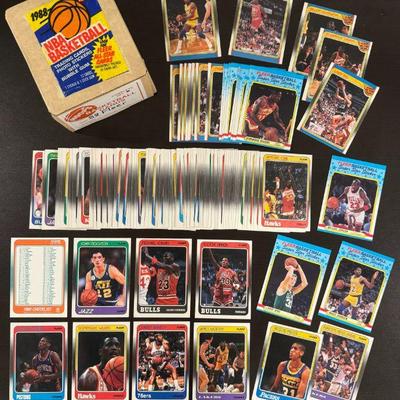 1988 Fleer Basketball Complete Set (132/132) Michael Jordan, Scottie Pippen RC
