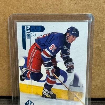 1998 Wayne Gretzky SP Authentic Sample Promo Card