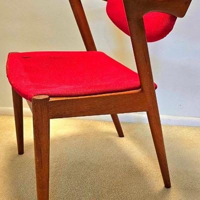 Danish MCM Kai Kristiansen Teak Chair.