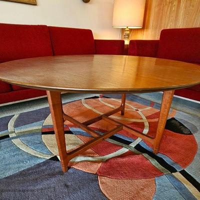 Mid-Century Danish Modern Teak Coffee Table by Heltborg Mobler.