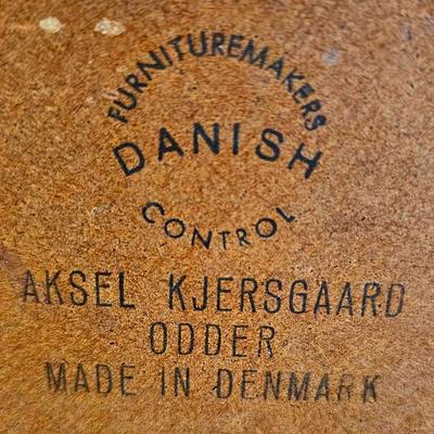 Danish Modern Teak Framed Wall Mirror by Aksel Kjersgaard for Odder, Denmark.