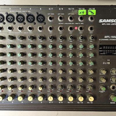 Samson MPL1502 - 15 Channel Stereo Mixer.