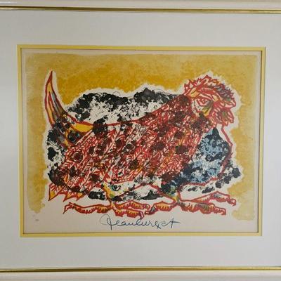 Jean Lurcat (French) framed lithograph.