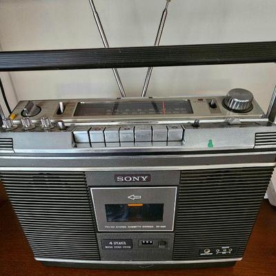 Vintage SONY CF-580 Boombox from 1976.