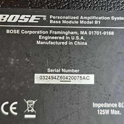 BOSE Bass Model B1 Amplification System Speaker.