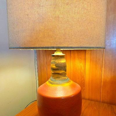 MCM RAYMOR Pottery Table Lamp.