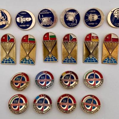 Large Soviet/CCCP Group of Pins