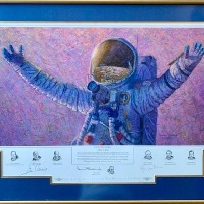 "Hello Universe" Artist Proof – Astronaut Signed Bean/Cernan/Mitchell