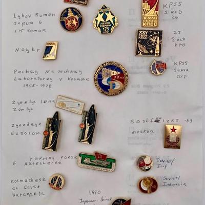 Large Lot Soviet/CCCP Pins - 18