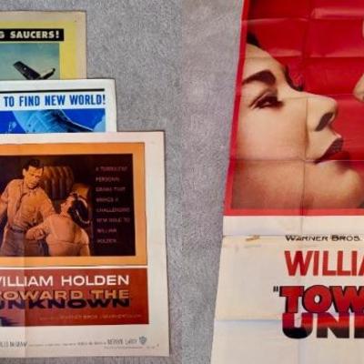 Toward the Unknown/Spaceflight IC-1/U.F.O. Movie Posters - VIntage