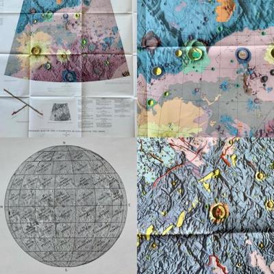 Moon Maps – Timocharis/J Herschel/Montes Apenninus – 1960s