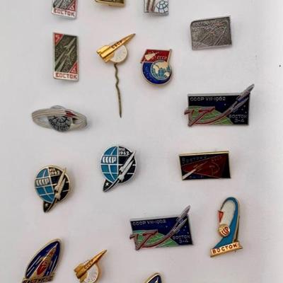 Soviet/CCCP Group of Pins – Vostok