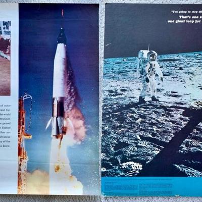 Pair of Very Vintage Astronaut Posters