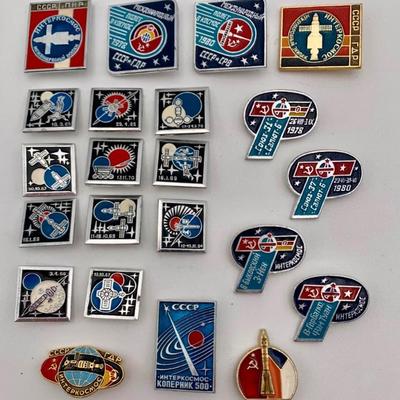 Large Soviet/CCCP Group of Pins