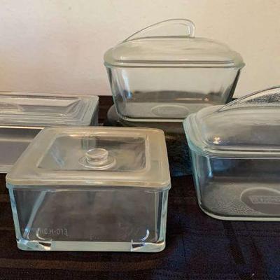 Ct124 vintage glass cook and store