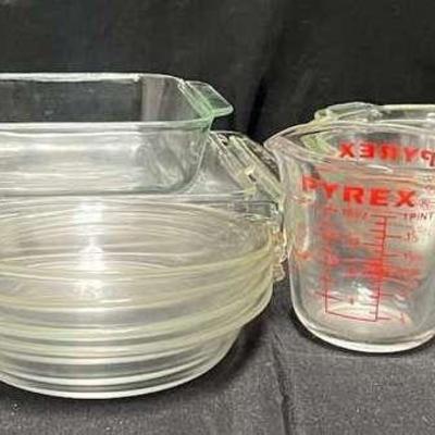 Ct144r vintage pyrex clear edition
