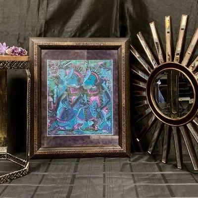 Ct198 exotic art crystals, and mirror