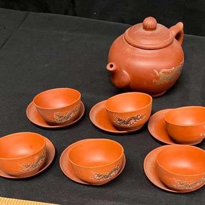 Ct134 chinese yixing tea set