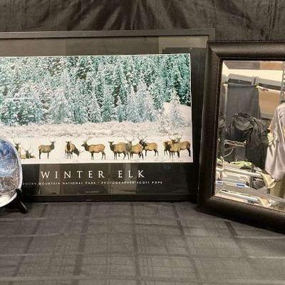 Ct213 wildlife art and mirror