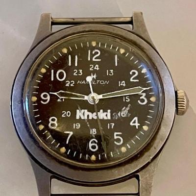 Vintage Hamilton Khaki Field Watch (without Band) Runs 