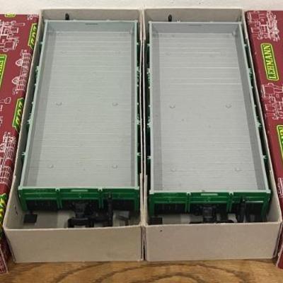 (2) LGB Lehmann Gross Bahn 4010 Flat Cars With Original Boxes