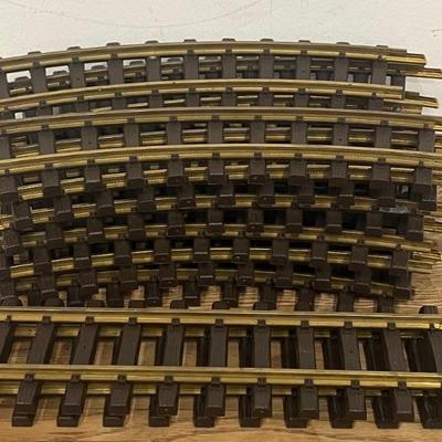 14 Pieces Of LGB Lehmann Curved And Straight Tracks