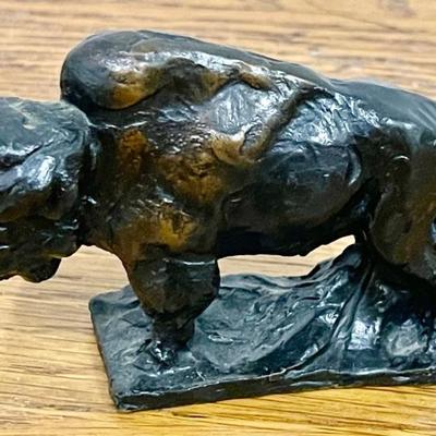 Dan Ostermiller Miniature 2004 Bronze Buffalo