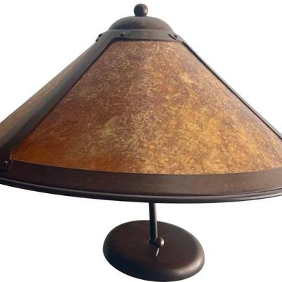 Mica Lamp Co. Solid Copper 2 Bulb Light Fixture