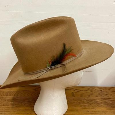 John B. Stetson Company 4x Beaver Hat Size 7 With Band