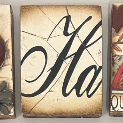 (3) Sid Dickens Memory Tiles - T-156 Crown, T-161 Queen Of Hearts, And T-32 