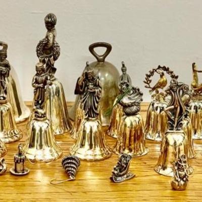 Assorted Reed And Barton Holiday Bells (as Is)