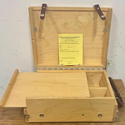 Travelers Companion Pochade Wooden Artist Box