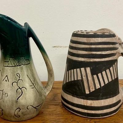 Anasazi 1990 Mesa Mug, Ais Ceramic Pitcher