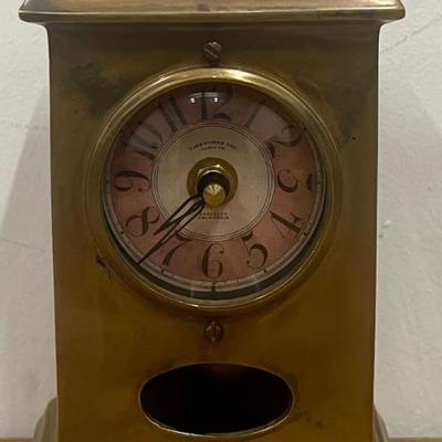 Timeworks Inc. 1906 Series Battery Powered Brass Clock