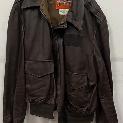 Vintage Cooper A-2 Men's Size 48L Leather Bomber Jacket