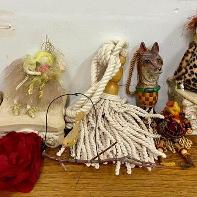 Boho Decor - Curtain Tassels, Pedestals, Hand Made Fairies, And More