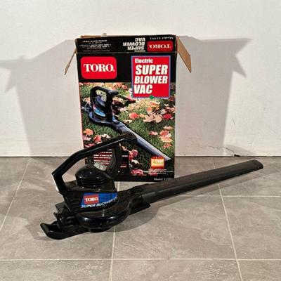 TORO BLACK ELECTRIC BLOWER VACUUM | Super Blower Vac

