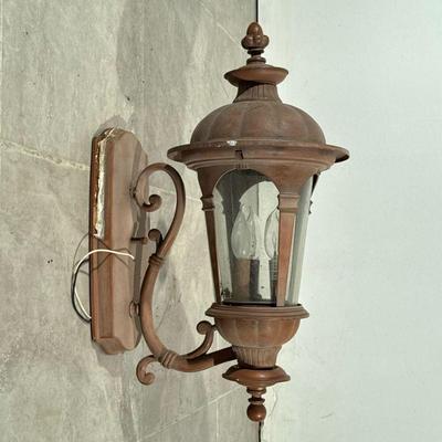 HAMPTON BAY OUTDOOR WALL SCONCE | h. 24 in (overall)
