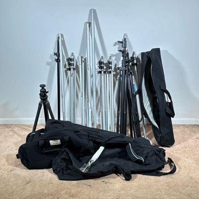 Large Group Tripods, Light Stands, Etc. | Camera mounts, light stands, bars, and other equipment.

